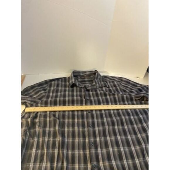 Perry Ellis Short Sleeve Button Down Short Sleeve Shirt 3X XXXL - Picture 3 of 4